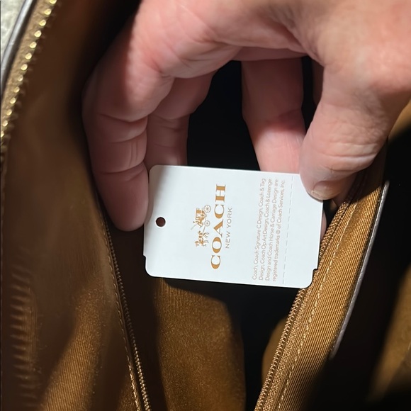 Coach Brown Signature Handbag - Picture 6 of 7